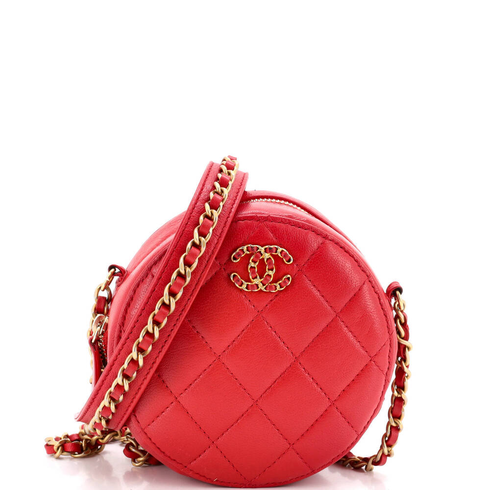 Chanel Chain Infinity Round Clutch with Chain